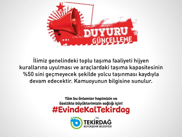 ULAŞIM DAİRE BAŞKANLIĞINDAN YAPILAN BİLGİLENDİRME İLE AKILLARDA SORU İŞARETİ KALMADI.