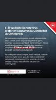 Koronavirüs Salgını ile Mücadele Kapsamında Pazar/Satış Yerleri İle İlgili Ek Genelge