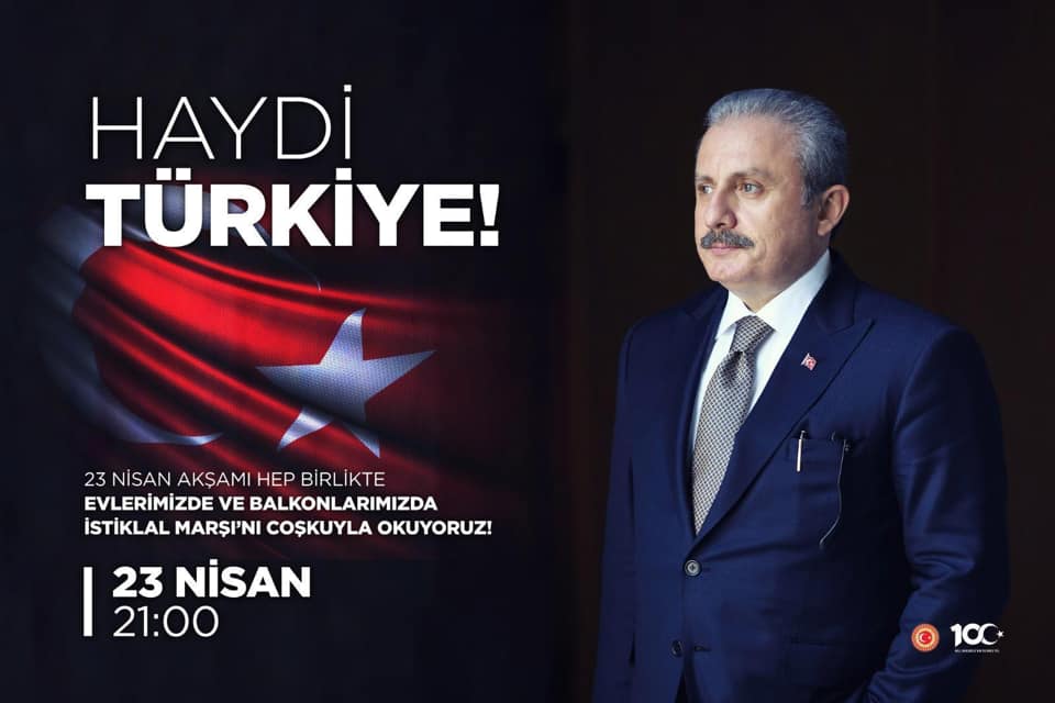 TBMM BAŞKANI MUSTAFA ŞENTOP’UN ”BALKONLARDA İSTİKLAL MARŞI OKUMA’DAVETİNE YOĞUN İLGİ…