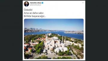 Fahrettin Altun’un ”AYASOFYA”Paylaşımı ve Tarık Eski’nin Öngörüsü…