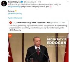Berat Albayrak; ”Staj seferberliği başladı.”