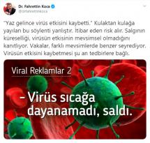Bakan Koca uyardı. ”İtibar eden risk alır”…