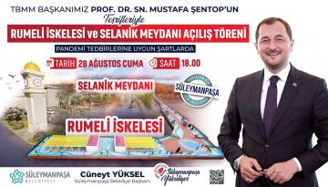 Süleymanpaşa sahili yeni çehresine kavuşuyor…