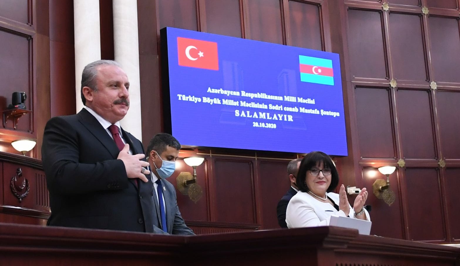 Mustafa Şentop, Azerbaycan Milli Meclisinde Genel Kurula Hitap Etti…