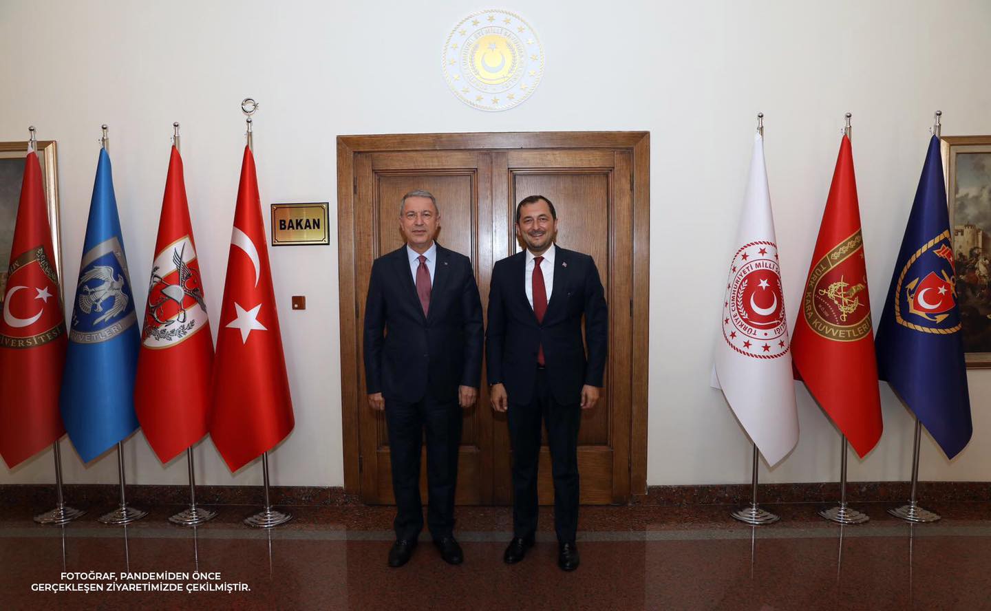 CÜNEYT YÜKSEL, HULUSİ AKAR’I ZİYARET ETTİ