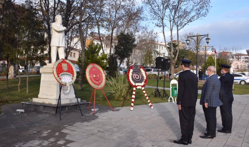 VATAN ŞAİRİ NAMIK KEMAL DOĞUMUNUN 180’İNCİ YILINDA ANILDI