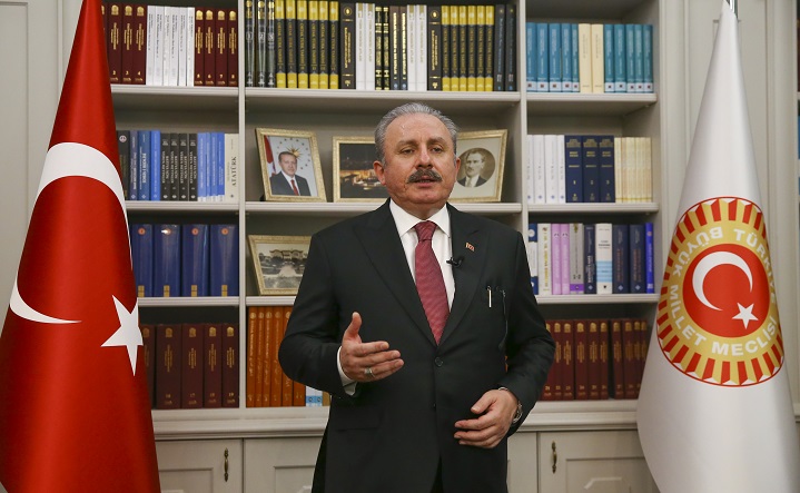 TBMM BAŞKANI ŞENTOP’TAN, KÜLTÜR VE SANAT YARIŞMASI’NDA ÖDÜL ALMAYA HAK KAZANAN ÖĞRENCİLERE TEBRİK