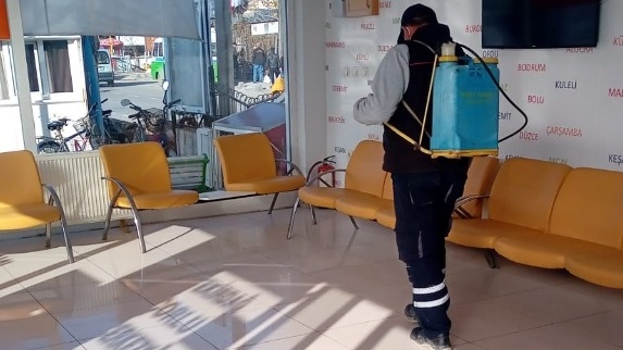 DEZENFEKSİYON ÇALIŞMALARI SÜRDÜRÜLÜYOR
