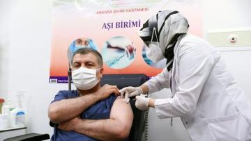 HASTANELERDE AŞILAMA BAŞLADI