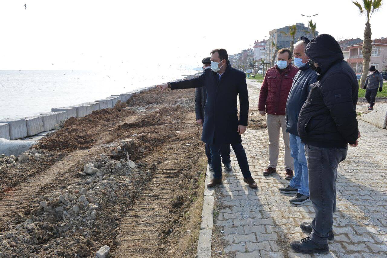 BAŞKAN YÜKSEL İLÇE GENELİNDE DEVAM EDEN ÇALIŞMALARI DENETLEDİ