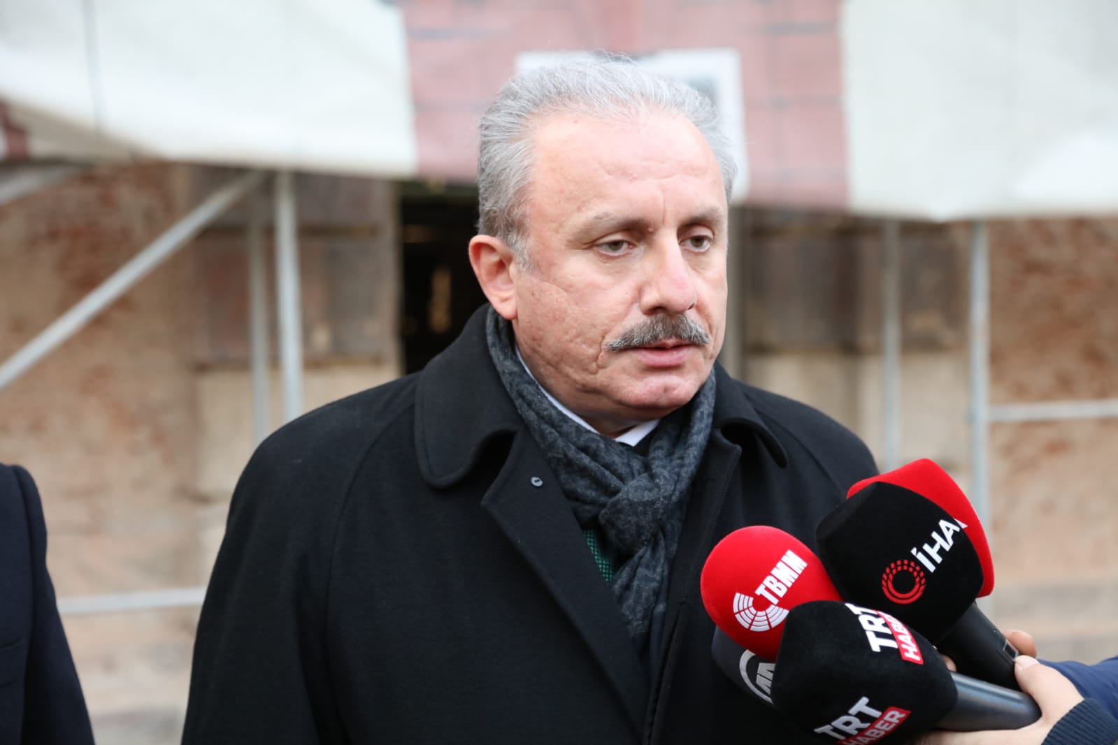 TBMM BAŞKANI ŞENTOP, KIRKLARELİ’NDE GAZETECİLERİN SORULARINI YANITLADI