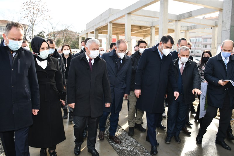 BAKAN KURUM ÇORLU MİLLET BAHÇESİ’NDE İNCELEMELERDE BULUNDU