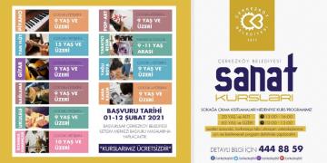 KÜLTÜR SANAT KURSLARI KAYITLARI BAŞLIYOR