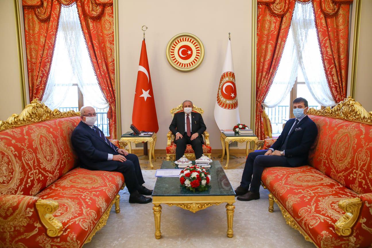 TBMM BAŞKANI MUSTAFA ŞENTOP’U ZİYARET ETTİLER