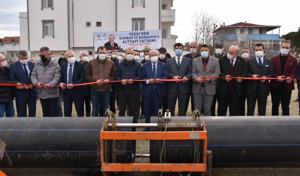 BÜYÜKŞEHİR BARBAROS VE KUMBAĞ’DA ALTYAPI SORUNUNU ÇÖZÜYOR