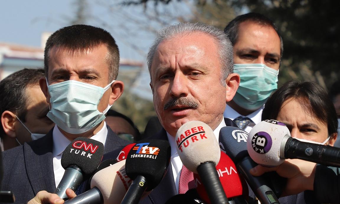 TBMM BAŞKANI ŞENTOP GÜNDEMDEKİ SORULARI YANITLADI