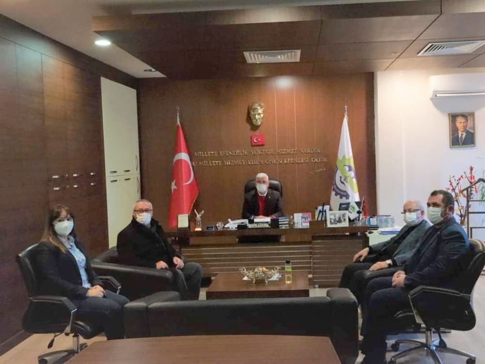 BAŞKAN ALBAYRAK’TAN BAŞKAN YÜKSEL’E GEÇMİŞ OLSUN ZİYARETİ