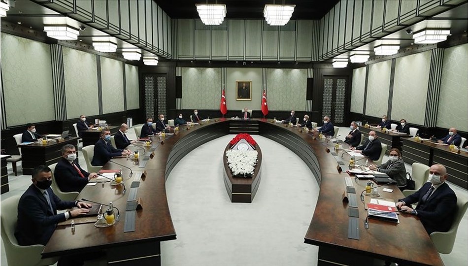CUMHURBAŞKANLIĞI KABİNESİ TOPLANIYOR