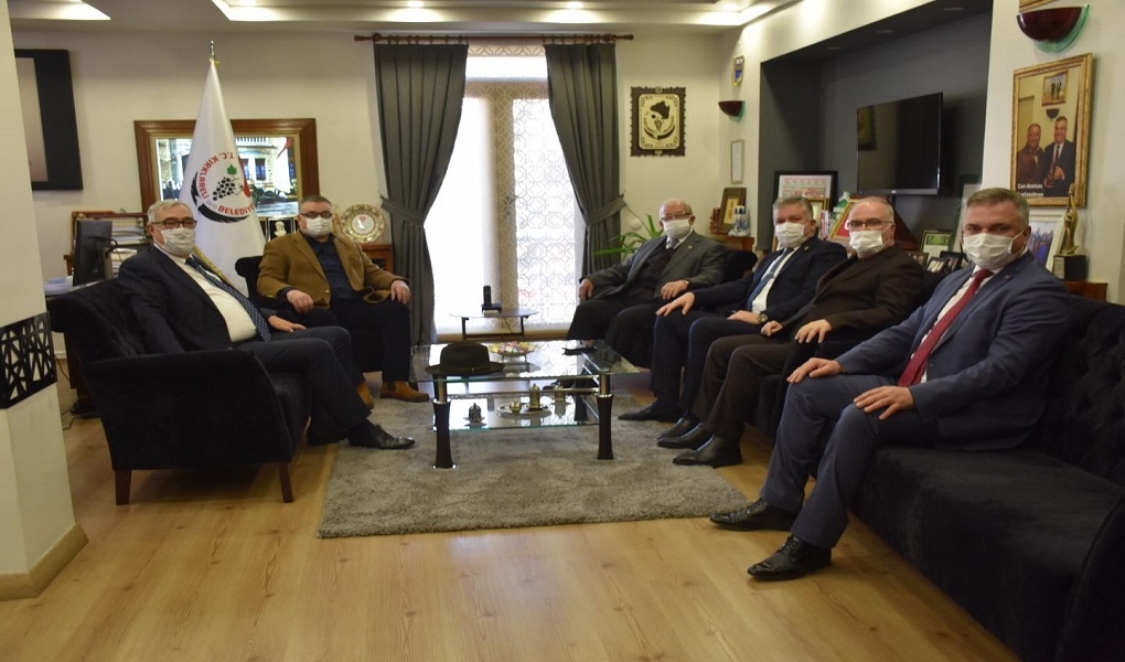 BAŞKAN KADİR ALBAYRAK’TAN KESİMOĞLU’NA NEZAKET ZİYARETİ