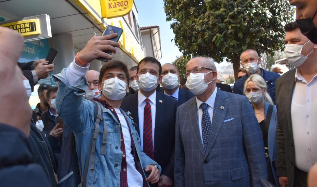 İMAMOĞLU’NDAN SÜLEYMANPAŞA’DA ESNAF ZİYARETİ