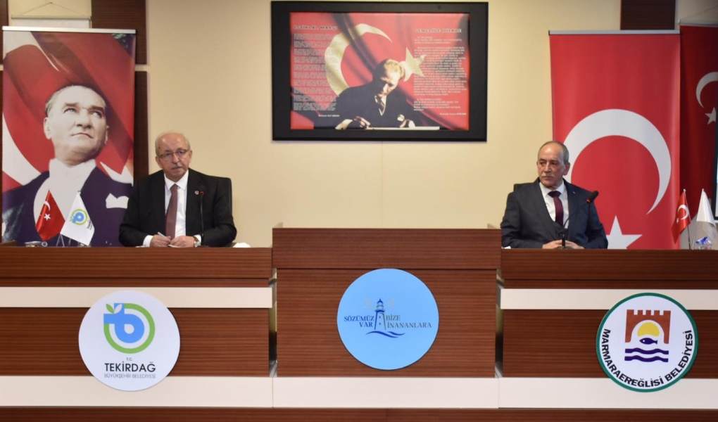 MARMARAEREĞLİSİ İLÇESİNDE ORTAK BASIN TOPLANTISI GERÇEKLEŞTİ