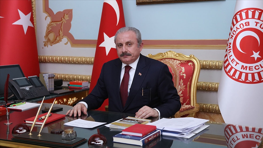 TBMM BAŞKANI ŞENTOP, YENİ ANAYASAYA İLİŞKİN DEĞERLENDİRMELERDE BULUNDU
