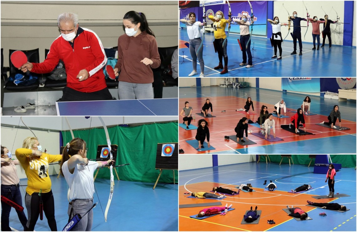 KIŞ SPOR KURSLARI DEVAM EDİYOR