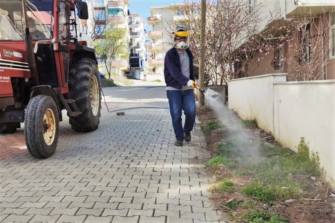 YABANİ OTLA MÜCADELE ÇALIŞMALARINA HIZ VERİLDİ