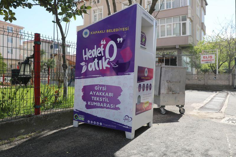 70 FARKLI NOKTAYA GİYSİ, AYAKKABI VE TEKSTİL KUMBARALARI YERLEŞTİRİLDİ
