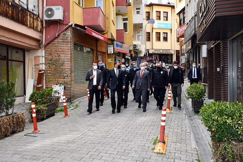 VALİ YILDIRIM DENETİMLERDE BULUNDU