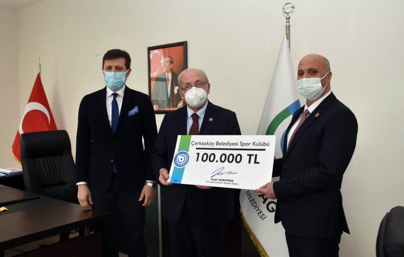 BÜYÜKŞEHİR’DEN 100 BİN TL’LİK NAKDİ DESTEK