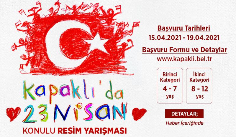 “KAPAKLI’DA 23 NİSAN” KONULU RESİM YARIŞMASI DÜZENLENECEK