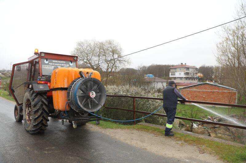 LARVA İLE MÜCADELE ÇALIŞMALARI BAŞLADI