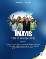 Sezayi Çetin; ”Tüm işçilerimizin 1 Mayıs emek ve dayanışma günü kutlu olsun.”
