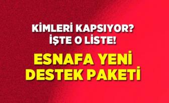 Esnaf ve sanatkarlara destek devam ediyor…