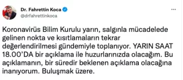 Fahrettin Koca’dan beklenen son dakika açıklaması!