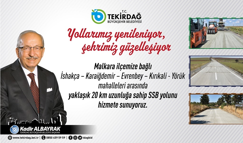 MALKARA İLÇESİ BAĞLANTI YOLU HİZMETE AÇILIYOR…