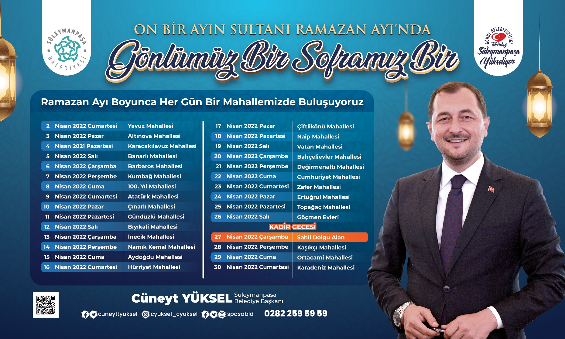 Süleymanpaşa Belediyesi’nin ”Gönül Sofrası” Yunanistan’ın Yassıköy Belediyesi’nde kuruldu.