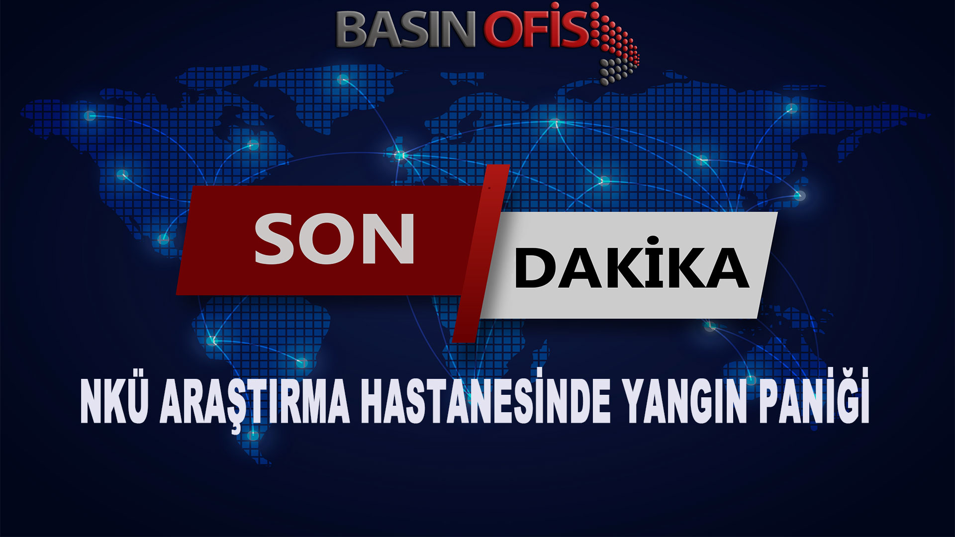 NKÜ ARAŞTIRMA HASTANESİNDE YANGIN PANİĞİ!