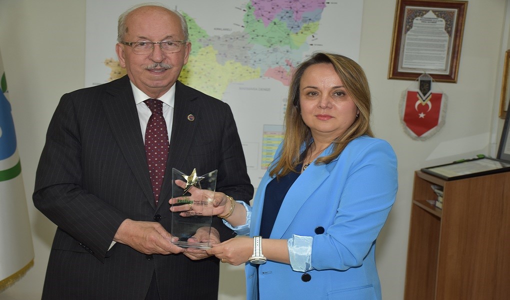 TEKİRDAĞ BÜYÜKŞEHİR BELEDİYESİ’NE BİR ÖDÜL DAHA