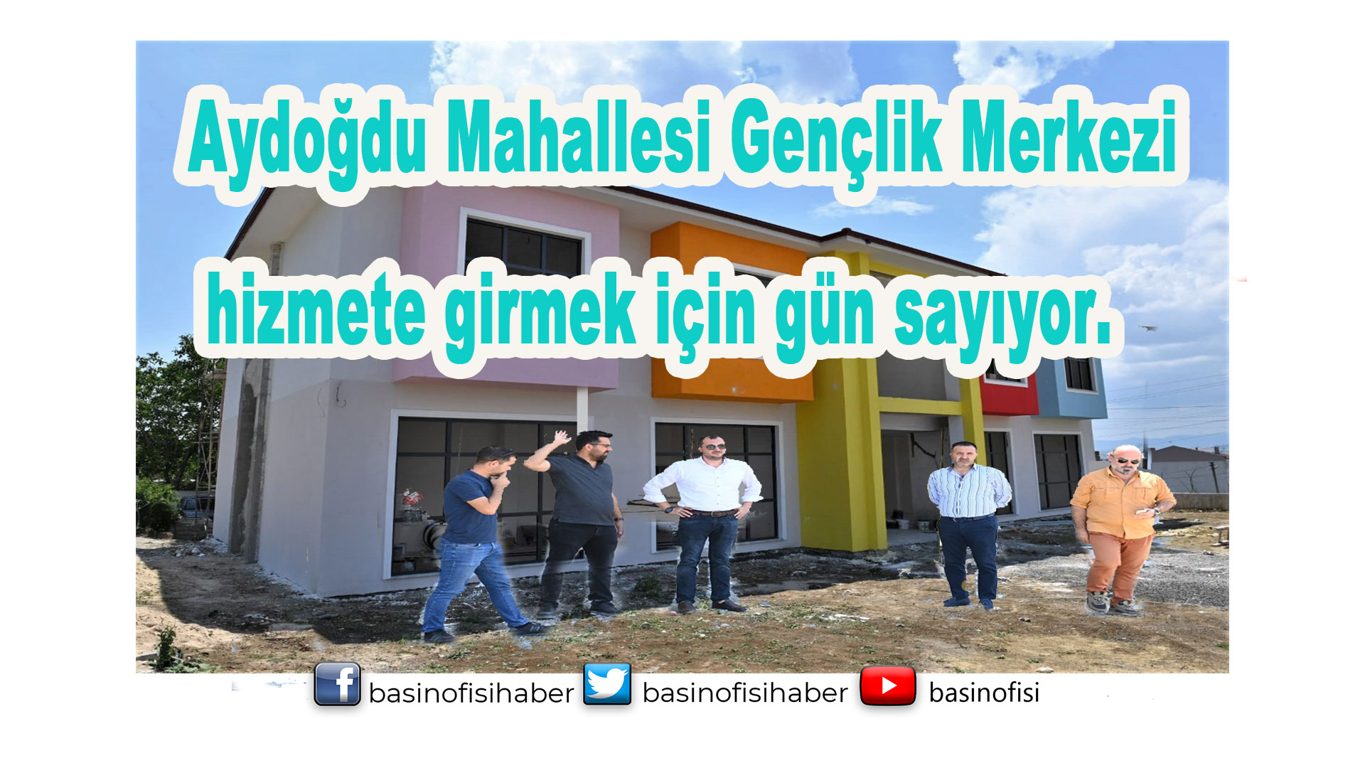 Aydoğdu Mahallesi Gençlik Merkezi hizmete girmek için gün sayıyor.