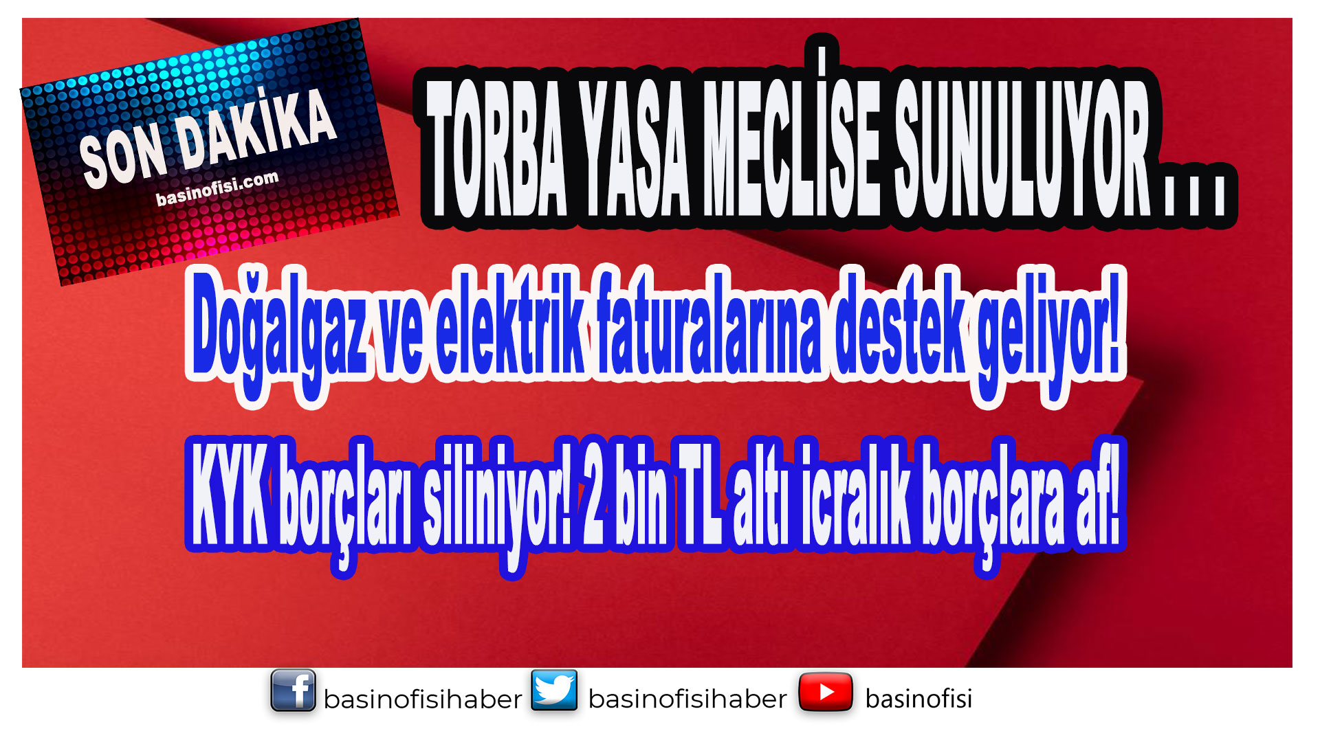 AK Parti 52 maddelik torba yasa düzenlemesini bugün Meclis Başkanlığı’na sunuyor.