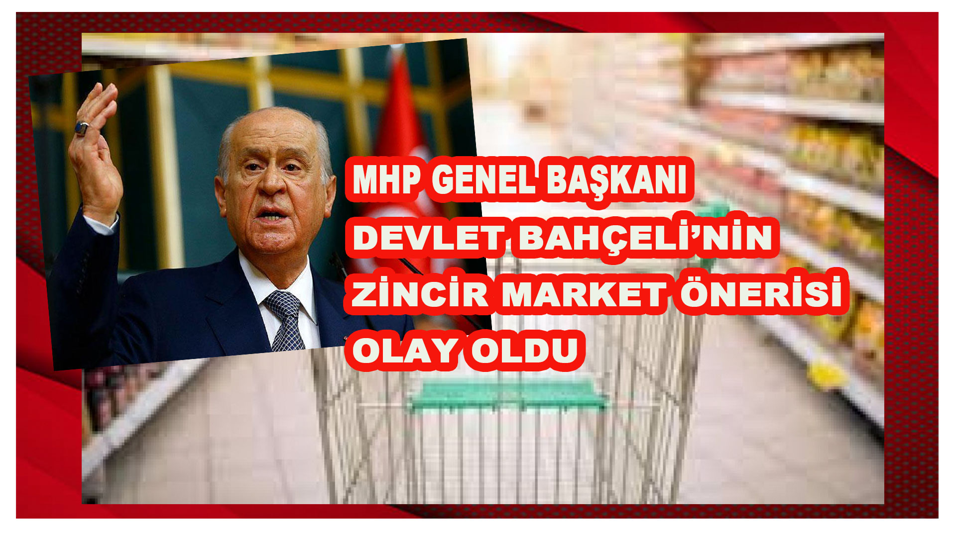 MHP’nin zincir market önerisine halkın desteği artıyor.