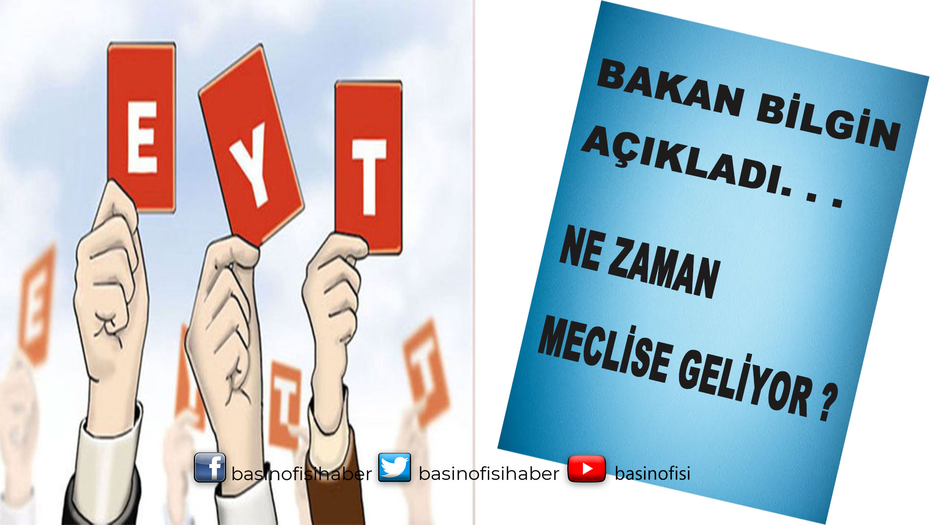 EYT Ay Sonu Meclis’e Gelecek