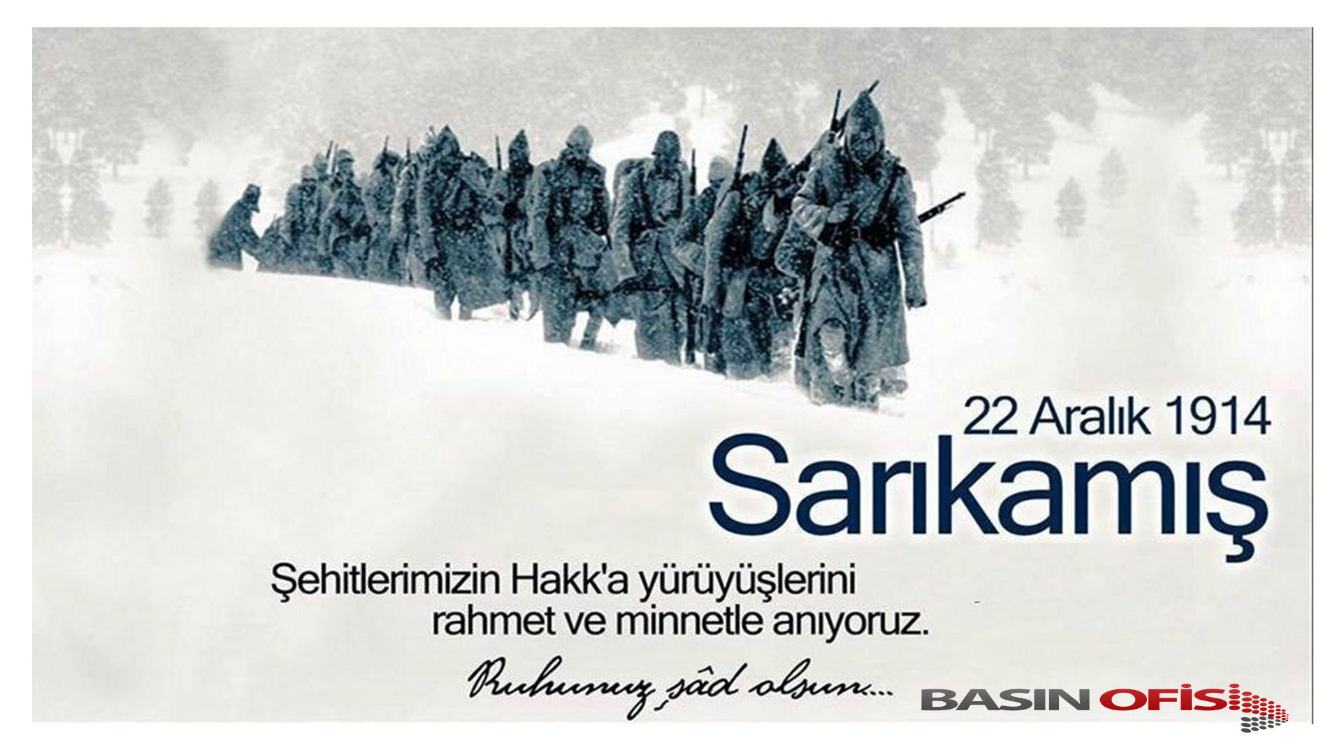 Türk Tarihinin En Soğuk Günü 22 Aralık 1914 Sarıkamış…