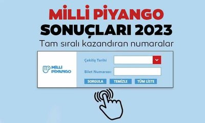 Milli Piyango yılbaşı özel çekilişinde kazandıran numaralar belli oldu