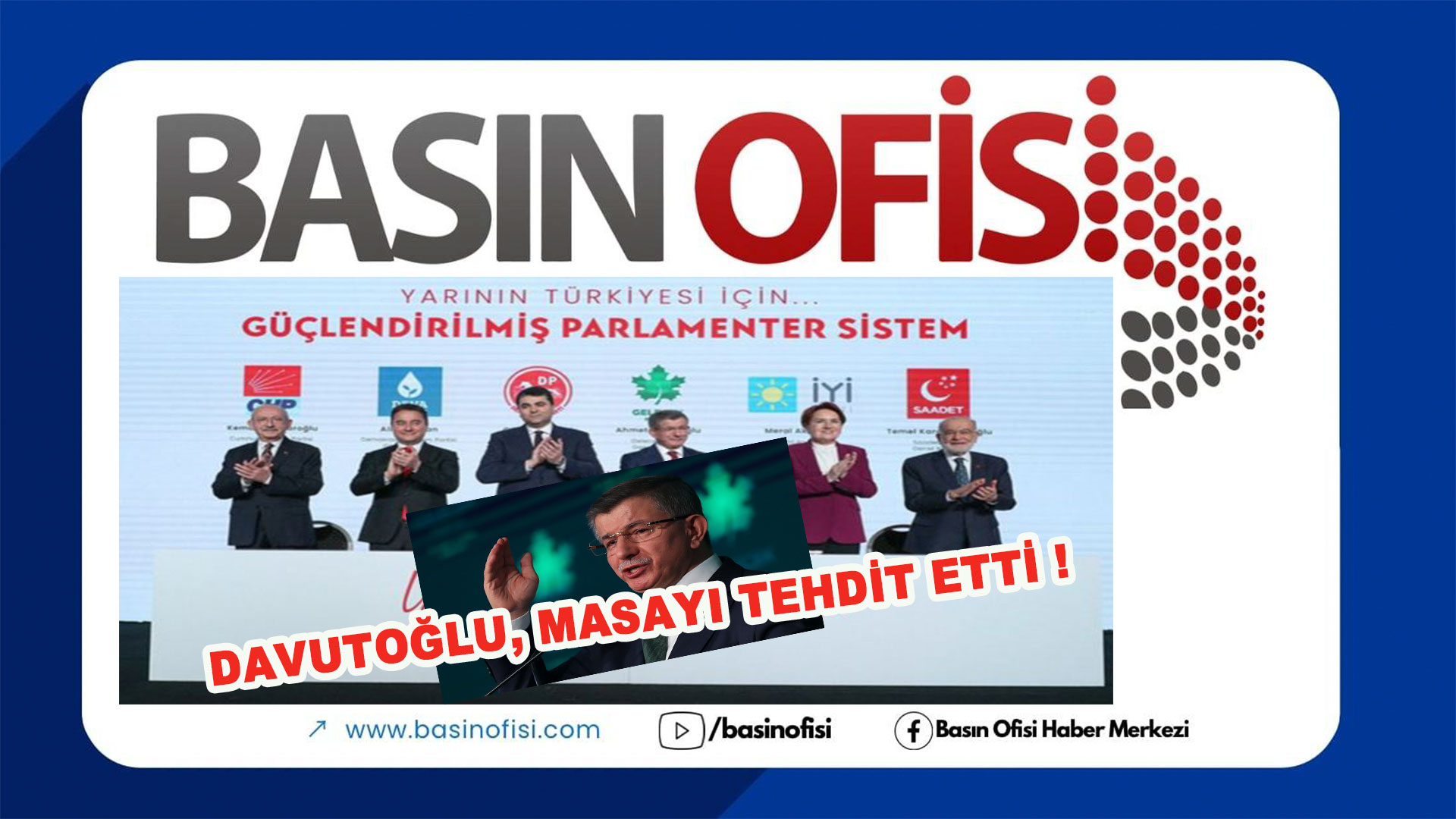 Ahmet Davutoğlu, Altılı Masa’yı ve seçilecek cumhurbaşkanını tehdit etti!