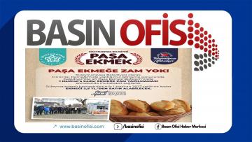 SÜLEYMANPAŞA’DA PAŞA EKMEĞE ZAM YOK!