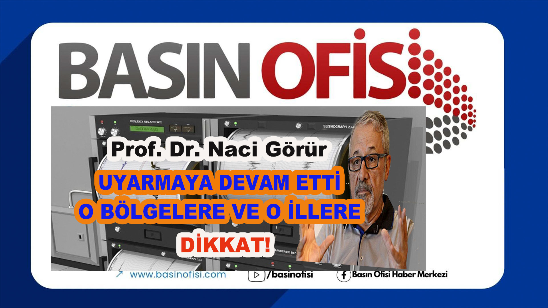 Prof. Dr. Naci Görür fay hatlarıyla ilgili çarpıcı değerlendirmelerde bulundu.