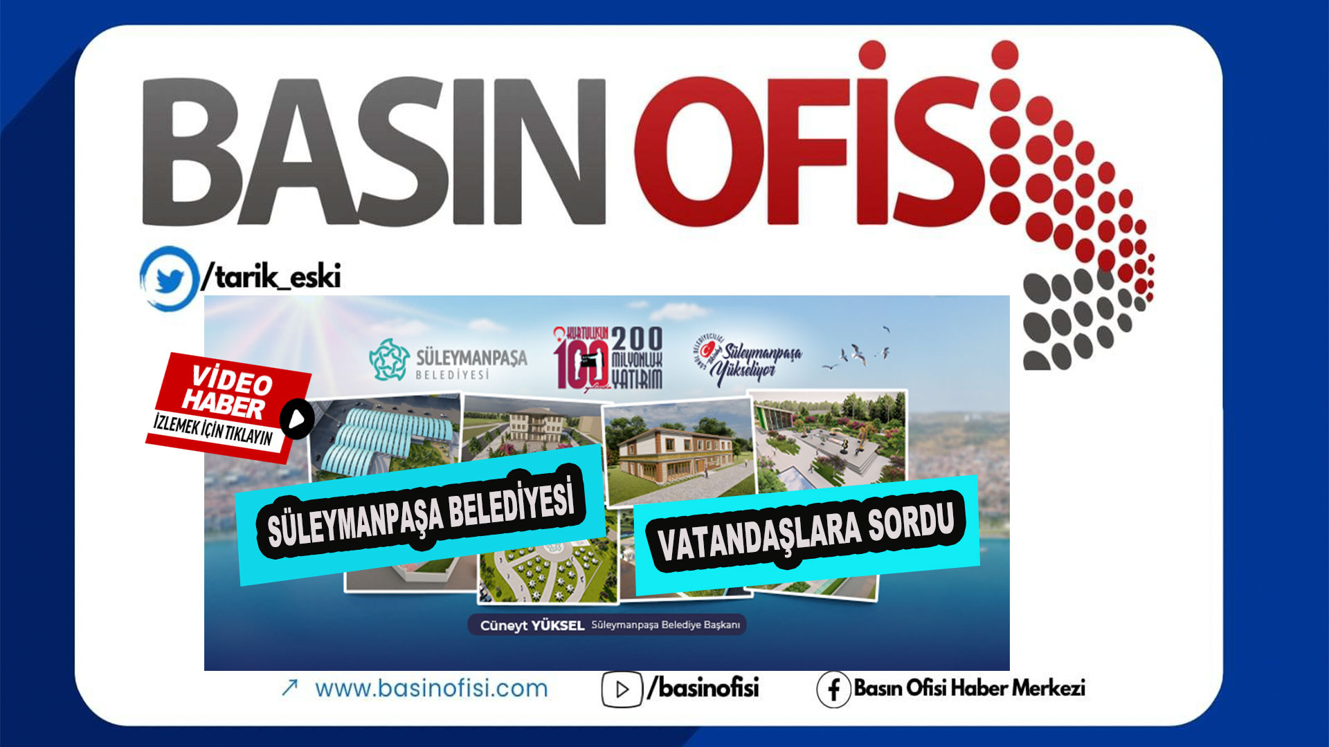 Süleymanpaşa Belediyesi vatandaşlara sordu; “depreme hazır mıyız?”, “yaşadığımız bina ne kadar güvenli?”